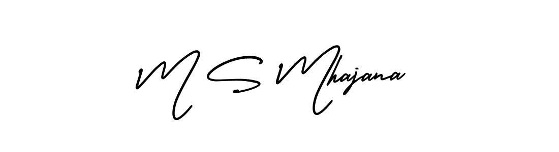 Similarly AmerikaSignatureDemo-Regular is the best handwritten signature design. Signature creator online .You can use it as an online autograph creator for name M S Mhajana. M S Mhajana signature style 3 images and pictures png