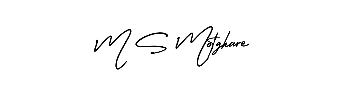 Best and Professional Signature Style for M S Motghare. AmerikaSignatureDemo-Regular Best Signature Style Collection. M S Motghare signature style 3 images and pictures png