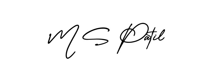 You can use this online signature creator to create a handwritten signature for the name M S Patil. This is the best online autograph maker. M S Patil signature style 3 images and pictures png