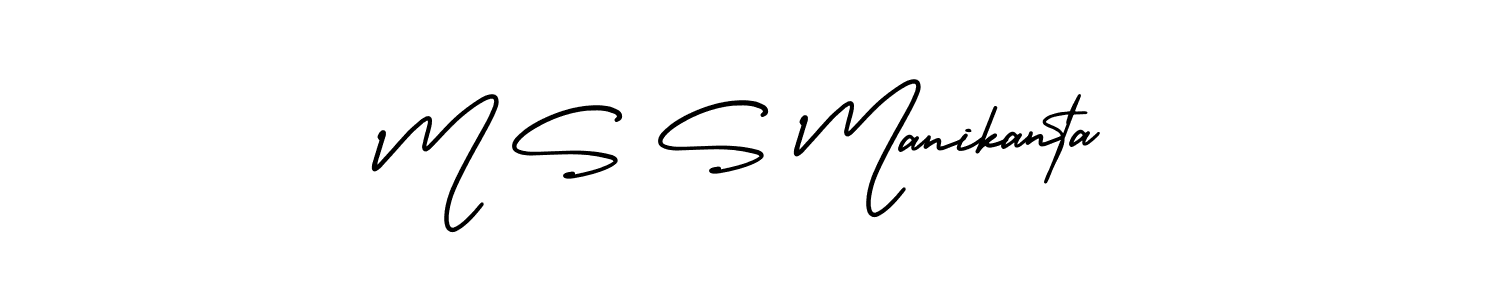 AmerikaSignatureDemo-Regular is a professional signature style that is perfect for those who want to add a touch of class to their signature. It is also a great choice for those who want to make their signature more unique. Get M S S Manikanta name to fancy signature for free. M S S Manikanta signature style 3 images and pictures png