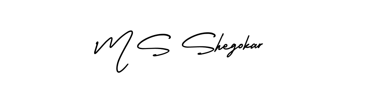 Best and Professional Signature Style for M S Shegokar. AmerikaSignatureDemo-Regular Best Signature Style Collection. M S Shegokar signature style 3 images and pictures png