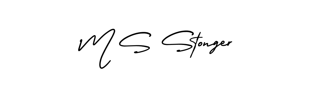 Once you've used our free online signature maker to create your best signature AmerikaSignatureDemo-Regular style, it's time to enjoy all of the benefits that M S Stonger name signing documents. M S Stonger signature style 3 images and pictures png