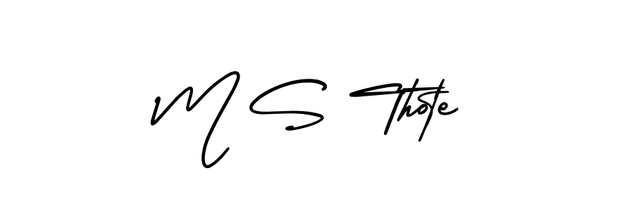 Similarly AmerikaSignatureDemo-Regular is the best handwritten signature design. Signature creator online .You can use it as an online autograph creator for name M S Thote. M S Thote signature style 3 images and pictures png