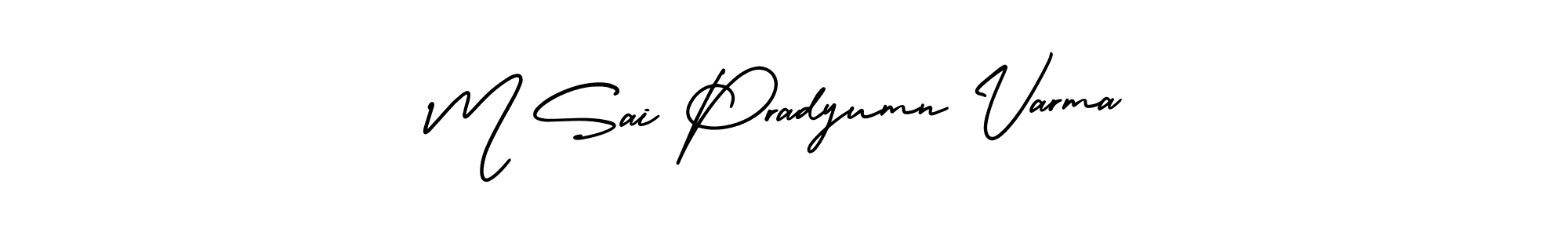 Check out images of Autograph of M Sai Pradyumn Varma name. Actor M Sai Pradyumn Varma Signature Style. AmerikaSignatureDemo-Regular is a professional sign style online. M Sai Pradyumn Varma signature style 3 images and pictures png