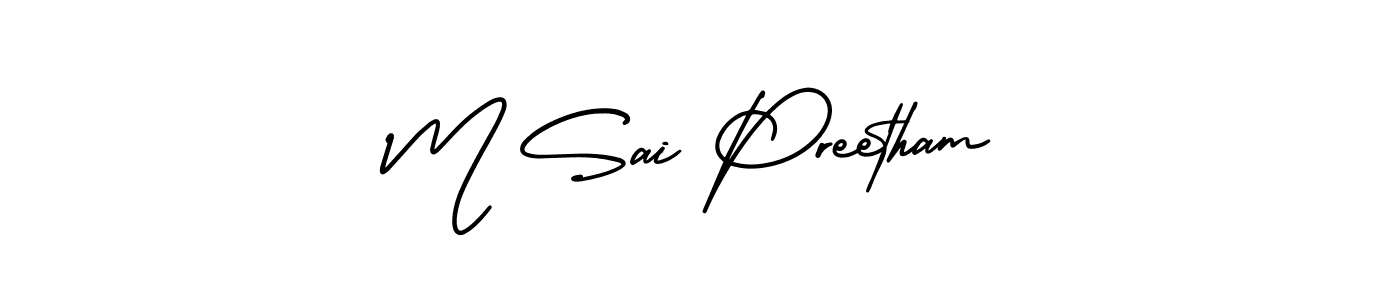 Once you've used our free online signature maker to create your best signature AmerikaSignatureDemo-Regular style, it's time to enjoy all of the benefits that M Sai Preetham name signing documents. M Sai Preetham signature style 3 images and pictures png
