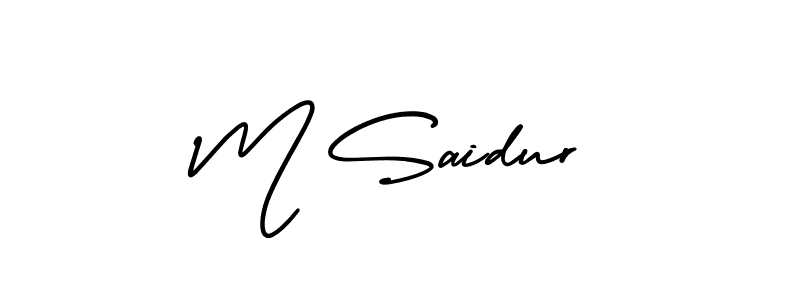 Once you've used our free online signature maker to create your best signature AmerikaSignatureDemo-Regular style, it's time to enjoy all of the benefits that M Saidur name signing documents. M Saidur signature style 3 images and pictures png