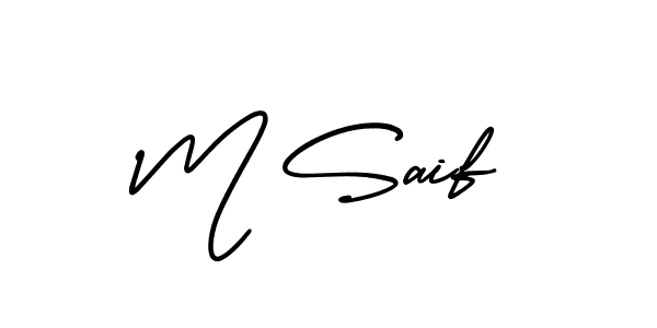 AmerikaSignatureDemo-Regular is a professional signature style that is perfect for those who want to add a touch of class to their signature. It is also a great choice for those who want to make their signature more unique. Get M Saif name to fancy signature for free. M Saif signature style 3 images and pictures png
