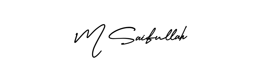 How to Draw M Saifullah signature style? AmerikaSignatureDemo-Regular is a latest design signature styles for name M Saifullah. M Saifullah signature style 3 images and pictures png