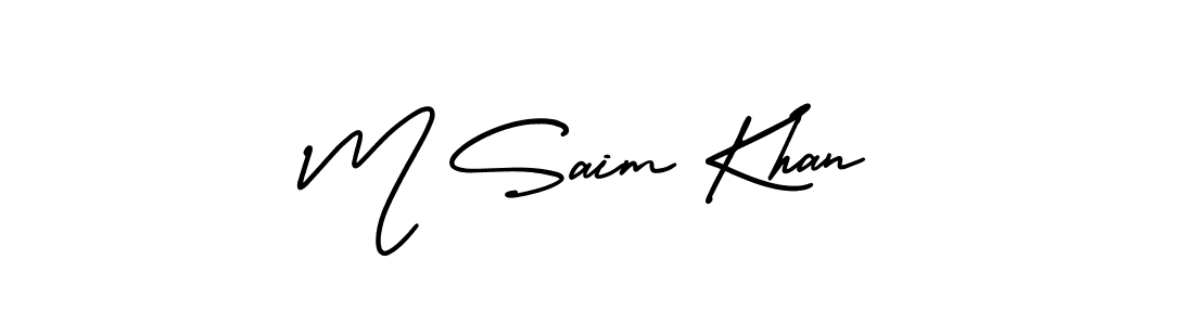 Best and Professional Signature Style for M Saim Khan. AmerikaSignatureDemo-Regular Best Signature Style Collection. M Saim Khan signature style 3 images and pictures png