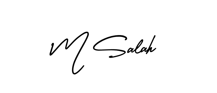 Once you've used our free online signature maker to create your best signature AmerikaSignatureDemo-Regular style, it's time to enjoy all of the benefits that M Salah name signing documents. M Salah signature style 3 images and pictures png