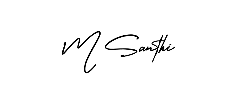 Check out images of Autograph of M Santhi name. Actor M Santhi Signature Style. AmerikaSignatureDemo-Regular is a professional sign style online. M Santhi signature style 3 images and pictures png