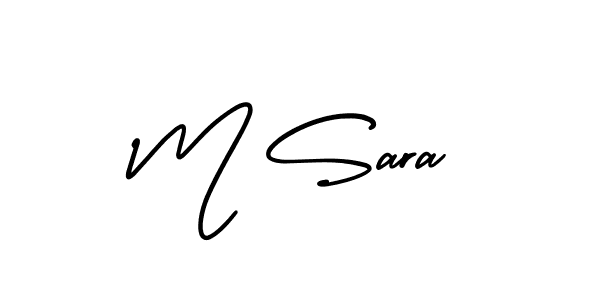Make a beautiful signature design for name M Sara. Use this online signature maker to create a handwritten signature for free. M Sara signature style 3 images and pictures png