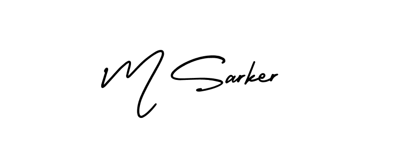 Also we have M Sarker name is the best signature style. Create professional handwritten signature collection using AmerikaSignatureDemo-Regular autograph style. M Sarker signature style 3 images and pictures png