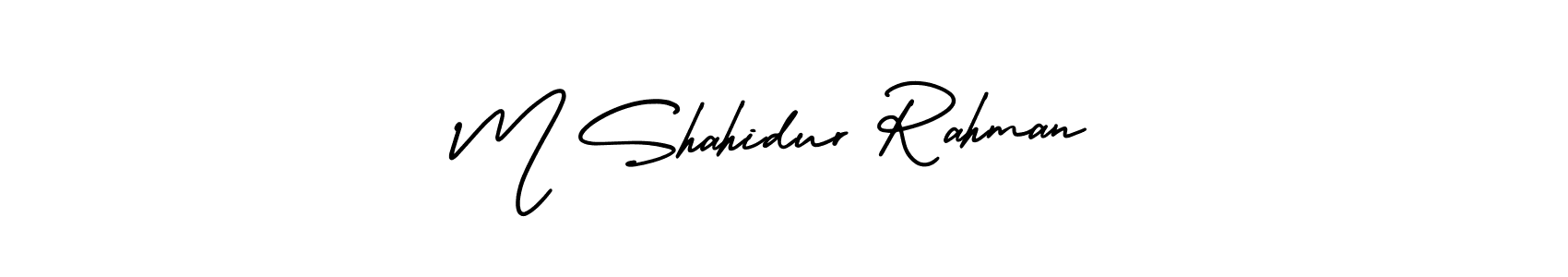 AmerikaSignatureDemo-Regular is a professional signature style that is perfect for those who want to add a touch of class to their signature. It is also a great choice for those who want to make their signature more unique. Get M Shahidur Rahman name to fancy signature for free. M Shahidur Rahman signature style 3 images and pictures png