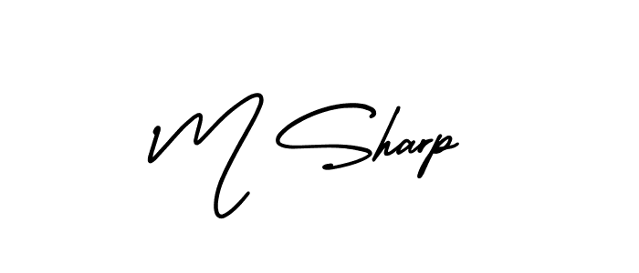 Also we have M Sharp name is the best signature style. Create professional handwritten signature collection using AmerikaSignatureDemo-Regular autograph style. M Sharp signature style 3 images and pictures png