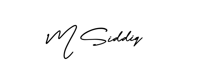 Make a beautiful signature design for name M Siddiq. Use this online signature maker to create a handwritten signature for free. M Siddiq signature style 3 images and pictures png