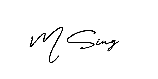 Here are the top 10 professional signature styles for the name M Sing. These are the best autograph styles you can use for your name. M Sing signature style 3 images and pictures png