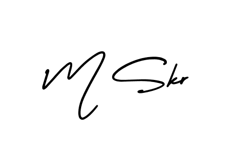 Best and Professional Signature Style for M Skr. AmerikaSignatureDemo-Regular Best Signature Style Collection. M Skr signature style 3 images and pictures png