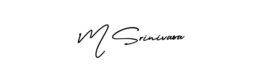 Make a beautiful signature design for name M Srinivasa. Use this online signature maker to create a handwritten signature for free. M Srinivasa signature style 3 images and pictures png