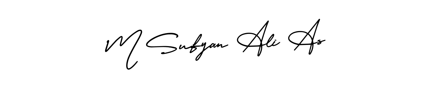 It looks lik you need a new signature style for name M Sufyan Ali As. Design unique handwritten (AmerikaSignatureDemo-Regular) signature with our free signature maker in just a few clicks. M Sufyan Ali As signature style 3 images and pictures png