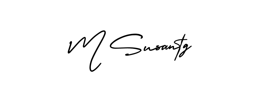 Once you've used our free online signature maker to create your best signature AmerikaSignatureDemo-Regular style, it's time to enjoy all of the benefits that M Susantg name signing documents. M Susantg signature style 3 images and pictures png