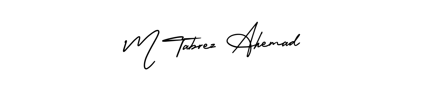 You can use this online signature creator to create a handwritten signature for the name M Tabrez Ahemad. This is the best online autograph maker. M Tabrez Ahemad signature style 3 images and pictures png