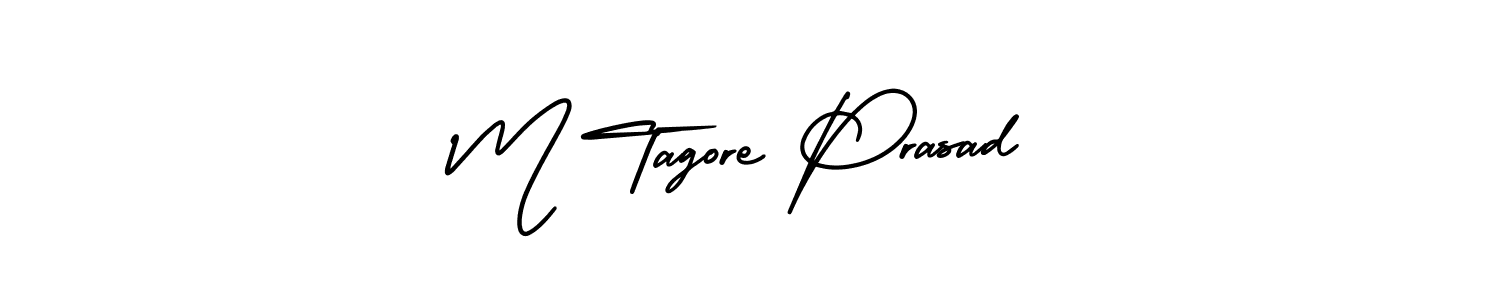 Create a beautiful signature design for name M Tagore Prasad. With this signature (AmerikaSignatureDemo-Regular) fonts, you can make a handwritten signature for free. M Tagore Prasad signature style 3 images and pictures png