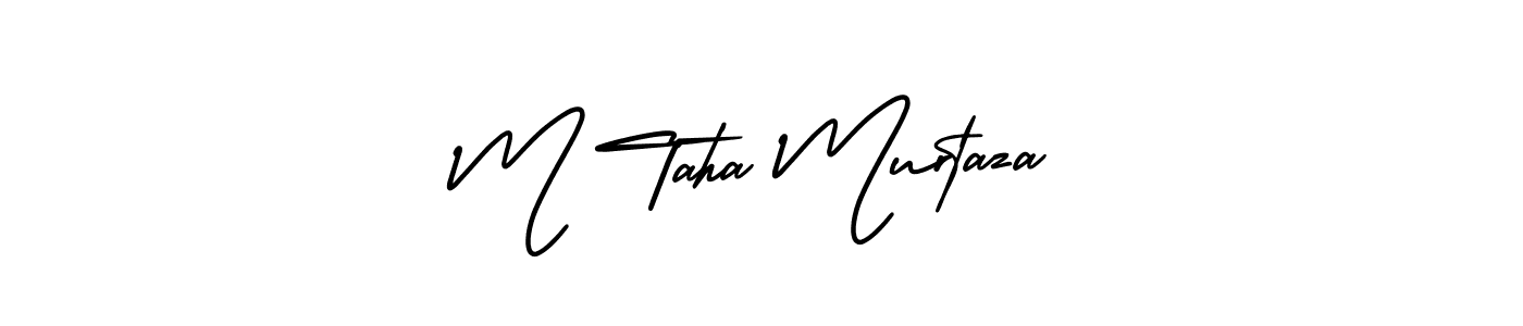 Best and Professional Signature Style for M Taha Murtaza. AmerikaSignatureDemo-Regular Best Signature Style Collection. M Taha Murtaza signature style 3 images and pictures png