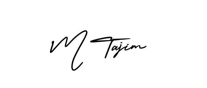 Make a short M Tajim signature style. Manage your documents anywhere anytime using AmerikaSignatureDemo-Regular. Create and add eSignatures, submit forms, share and send files easily. M Tajim signature style 3 images and pictures png