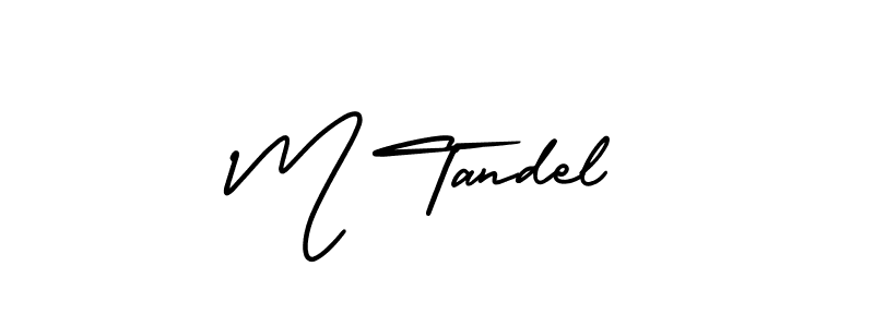 Also we have M Tandel name is the best signature style. Create professional handwritten signature collection using AmerikaSignatureDemo-Regular autograph style. M Tandel signature style 3 images and pictures png