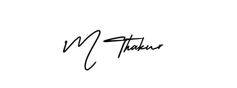 Best and Professional Signature Style for M Thakur. AmerikaSignatureDemo-Regular Best Signature Style Collection. M Thakur signature style 3 images and pictures png