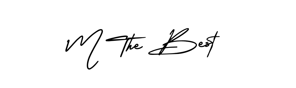 Check out images of Autograph of M The Best name. Actor M The Best Signature Style. AmerikaSignatureDemo-Regular is a professional sign style online. M The Best signature style 3 images and pictures png