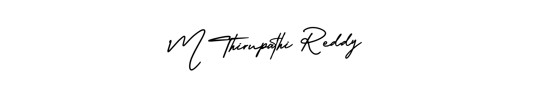 Also we have M Thirupathi Reddy name is the best signature style. Create professional handwritten signature collection using AmerikaSignatureDemo-Regular autograph style. M Thirupathi Reddy signature style 3 images and pictures png