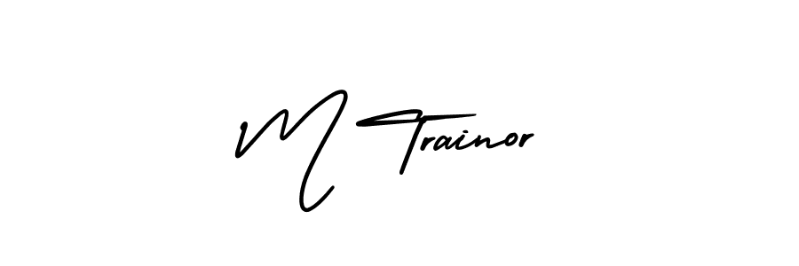 Here are the top 10 professional signature styles for the name M Trainor. These are the best autograph styles you can use for your name. M Trainor signature style 3 images and pictures png