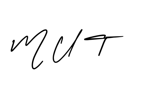 Also we have M U T name is the best signature style. Create professional handwritten signature collection using AmerikaSignatureDemo-Regular autograph style. M U T signature style 3 images and pictures png