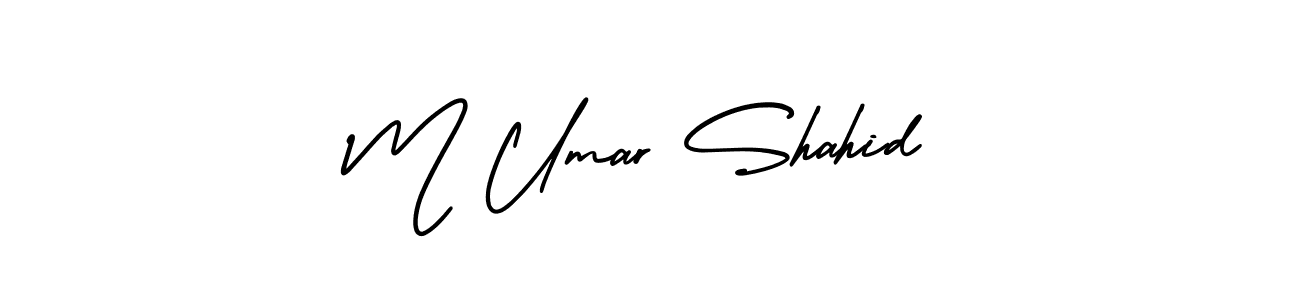 Also we have M Umar Shahid name is the best signature style. Create professional handwritten signature collection using AmerikaSignatureDemo-Regular autograph style. M Umar Shahid signature style 3 images and pictures png