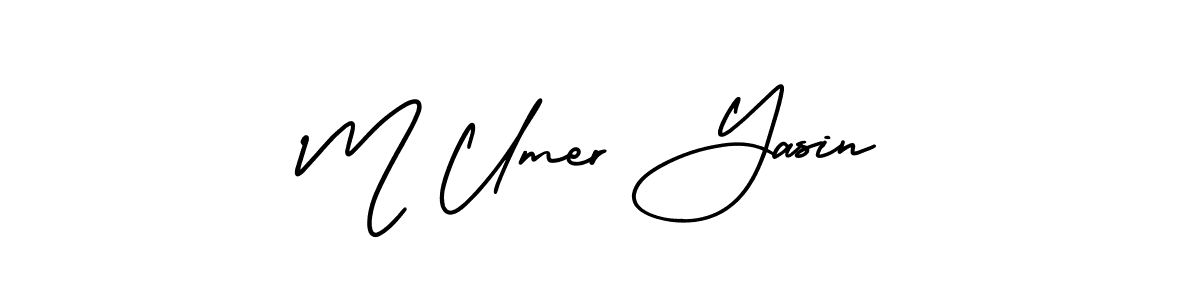 Make a short M Umer Yasin signature style. Manage your documents anywhere anytime using AmerikaSignatureDemo-Regular. Create and add eSignatures, submit forms, share and send files easily. M Umer Yasin signature style 3 images and pictures png