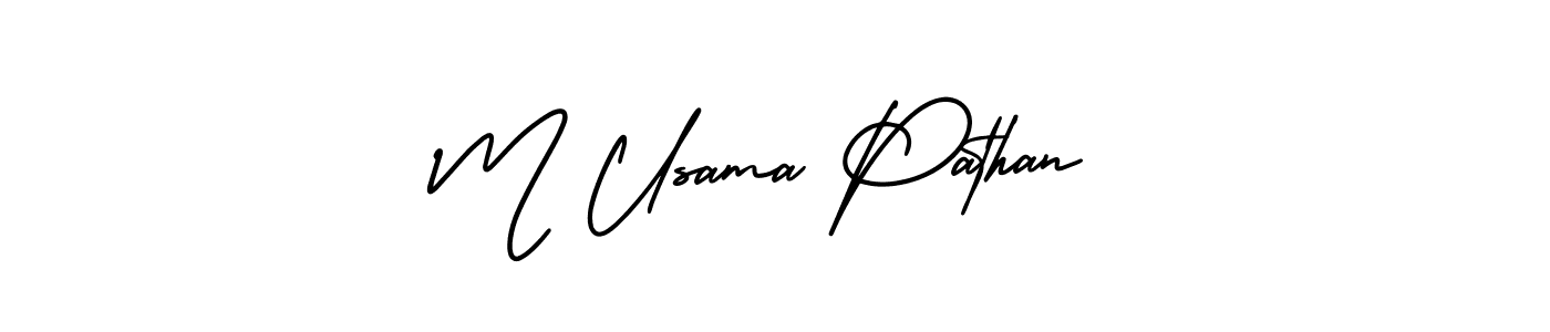 Check out images of Autograph of M Usama Pathan name. Actor M Usama Pathan Signature Style. AmerikaSignatureDemo-Regular is a professional sign style online. M Usama Pathan signature style 3 images and pictures png