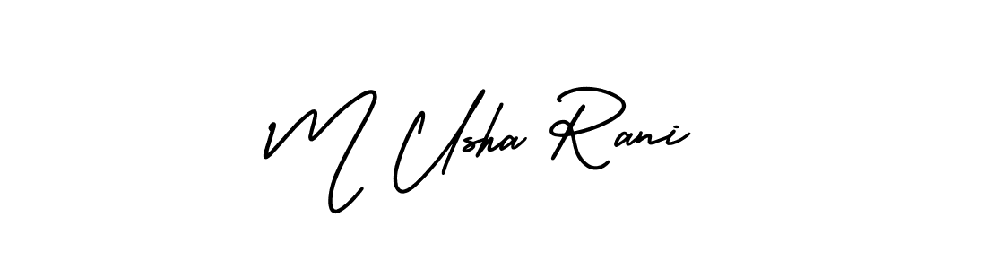 Here are the top 10 professional signature styles for the name M Usha Rani. These are the best autograph styles you can use for your name. M Usha Rani signature style 3 images and pictures png