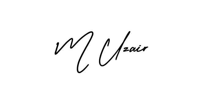 Best and Professional Signature Style for M Uzair. AmerikaSignatureDemo-Regular Best Signature Style Collection. M Uzair signature style 3 images and pictures png
