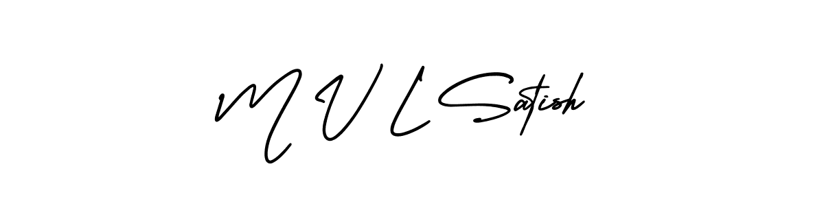 Check out images of Autograph of M V L Satish name. Actor M V L Satish Signature Style. AmerikaSignatureDemo-Regular is a professional sign style online. M V L Satish signature style 3 images and pictures png