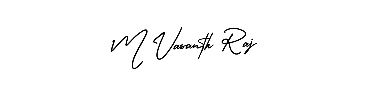 Make a beautiful signature design for name M Vasanth Raj. Use this online signature maker to create a handwritten signature for free. M Vasanth Raj signature style 3 images and pictures png
