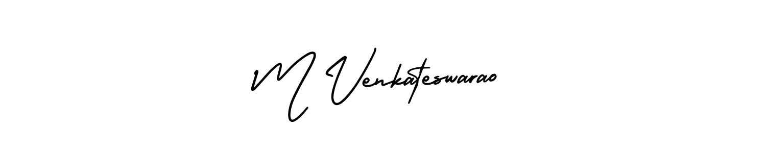 How to make M Venkateswarao signature? AmerikaSignatureDemo-Regular is a professional autograph style. Create handwritten signature for M Venkateswarao name. M Venkateswarao signature style 3 images and pictures png