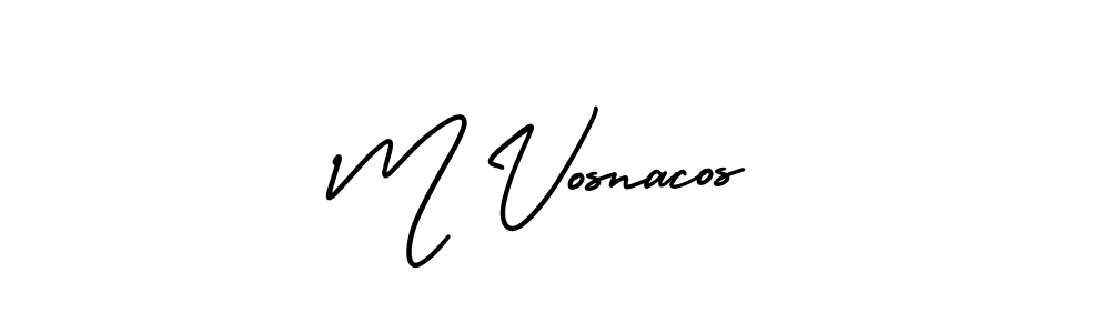 Once you've used our free online signature maker to create your best signature AmerikaSignatureDemo-Regular style, it's time to enjoy all of the benefits that M Vosnacos name signing documents. M Vosnacos signature style 3 images and pictures png