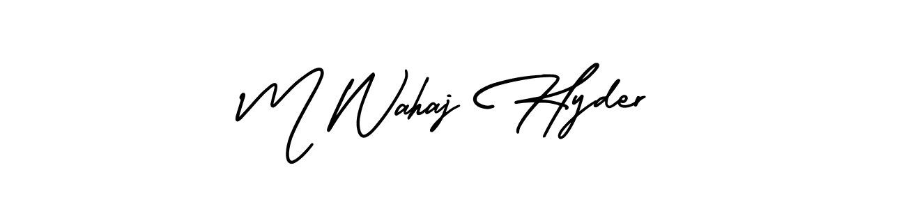 You can use this online signature creator to create a handwritten signature for the name M Wahaj Hyder. This is the best online autograph maker. M Wahaj Hyder signature style 3 images and pictures png