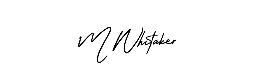 You can use this online signature creator to create a handwritten signature for the name M Whitaker. This is the best online autograph maker. M Whitaker signature style 3 images and pictures png