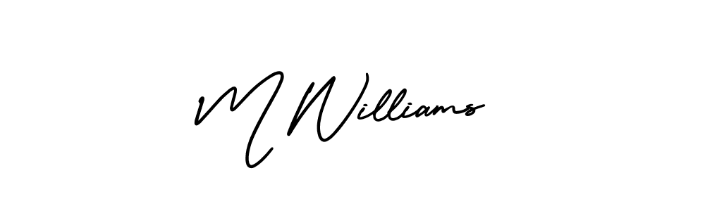 Also we have M Williams name is the best signature style. Create professional handwritten signature collection using AmerikaSignatureDemo-Regular autograph style. M Williams signature style 3 images and pictures png