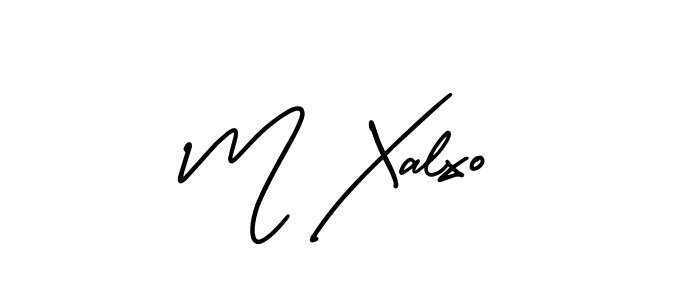 Best and Professional Signature Style for M Xalxo. AmerikaSignatureDemo-Regular Best Signature Style Collection. M Xalxo signature style 3 images and pictures png