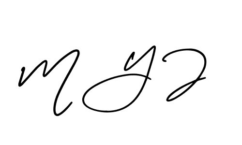 Make a beautiful signature design for name M Y J. Use this online signature maker to create a handwritten signature for free. M Y J signature style 3 images and pictures png