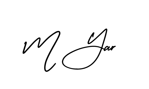 Check out images of Autograph of M Yar name. Actor M Yar Signature Style. AmerikaSignatureDemo-Regular is a professional sign style online. M Yar signature style 3 images and pictures png